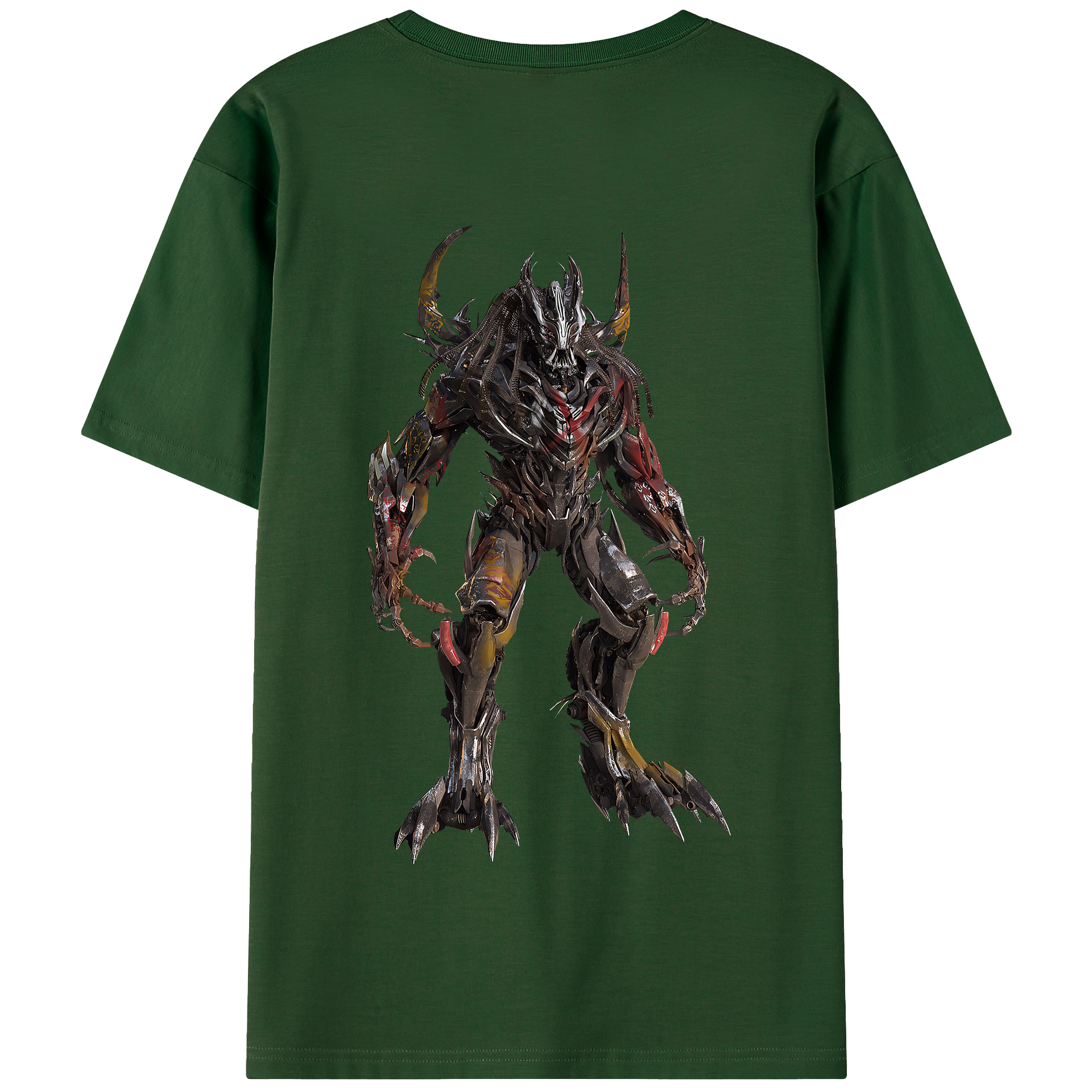 （画像用） Transformers トランスフォーマー 綿100％半袖Tシャツ（背面プリント）